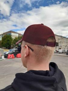 Фото Шапки, кепки Кепка бейсболка тракер Paul & Shark Бордовый