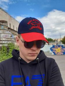 Фото Шапки, кепки Кепка бейсболка тракер Paul & Shark Сине-красный