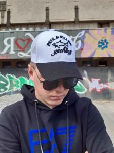 Фото Шапки, кепки Кепка бейсболка тракер Paul & Shark Бело-чёрный