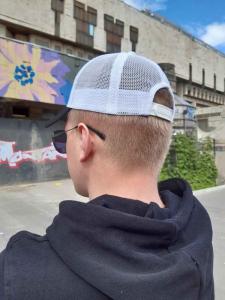 Фото Шапки, кепки Кепка бейсболка тракер Paul & Shark Бело-чёрный