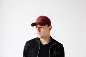 Фото Шапки, кепки Кепка бейсболка коттон Adidas Бордовый