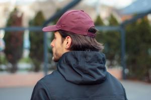 Фото Шапки, кепки Кепка бейсболка коттон футбол Barcelona Nike Бордовый