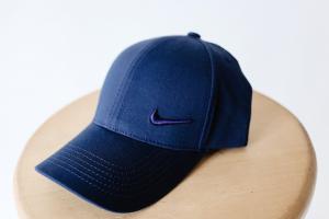 Фото Шапки, кепки Кепка бейсболка коттон Nike Синий