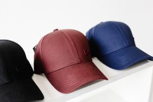 Фото Шапки, кепки Кепка бейсболка коттон Nike Синий