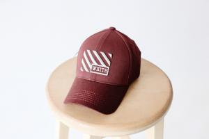 Фото Шапки, кепки Кепка бейсболка коттон Off White Бордовый