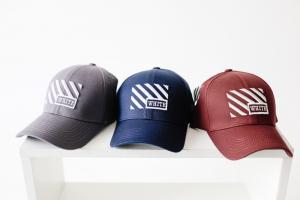 Фото Шапки, кепки Кепка бейсболка коттон Off White Бордовый