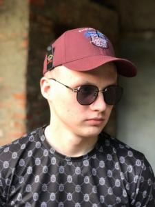 Фото Шапки, кепки Кепка бейсболка коттон Paul & Shark Бордовый