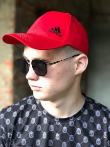 Фото Шапки, кепки Кепка бейсболка коттон Adidas Красный