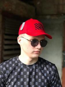 Фото Шапки, кепки Кепка бейсболка коттон Off White Красный