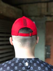 Фото Шапки, кепки Кепка бейсболка коттон Off White Красный