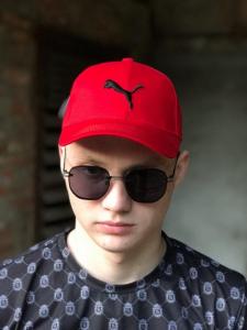 Фото Шапки, кепки Кепка бейсболка коттон Puma Красный