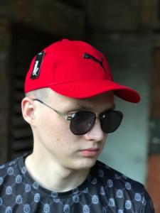 Фото Шапки, кепки Кепка бейсболка коттон Puma Красный