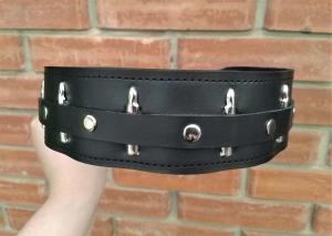 Фото  Кожаный ошейник 