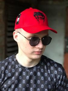 Фото Шапки, кепки Кепка бейсболка коттон Venum Красный