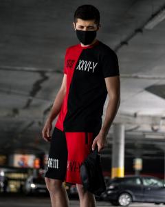 Фото Одежда Летний комплект Smile  Черно-Красный