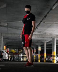 Фото Одежда Летний комплект Smile  Черно-Красный