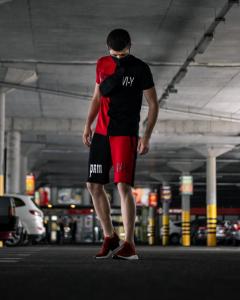 Фото Одежда Летний комплект Smile  Черно-Красный