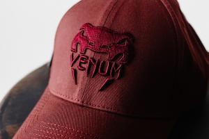 Фото Шапки, кепки Кепка бейсболка коттон Venum Бордовый