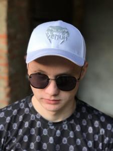 Фото Шапки, кепки Кепка бейсболка коттон Venum Белый