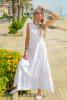 Белое пляжное платье  в пол Fresh Cotton 17300-1С 46(L) Белый Fresh Cotton 17300-1С