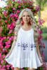  Широкая пляжная туника Fresh Cotton 382 F-1c 44(M) Белый Fresh Cotton 382 F-1c Блузки и туники женские в Украине