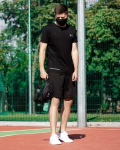 Фото Одежда Летний комплект Under Armour чёрный.