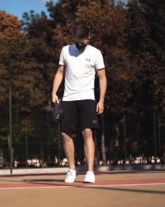 Фото Одежда Летний комплект Under Armour чёрный с белым.