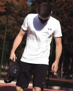 Фото Одежда Летний комплект Under Armour чёрный с белым.