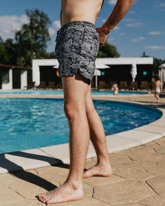 Фото Одежда Плавки шорты мужcкие Пушка Огонь Storm черные