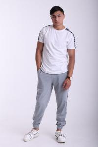 Фото  Штаны серые с лампасами Nike
