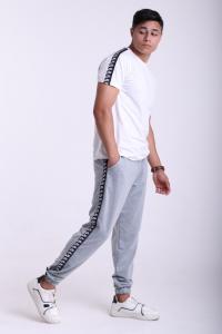 Фото  Штаны серые с лампасами Nike