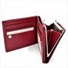  Женский мини кошелёк Weatro Тёмно-красный Женские кошельки в Украине