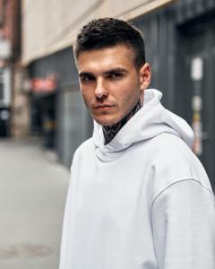 Фото Одежда Худи оверсайз Пушка Огонь Headblast белое