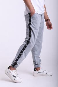 Фото Штаны серые с лампасами Stussy