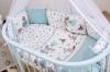 Детская постель Twins Dolce Insta 4064-D-311 Forest Mint 6 элементов