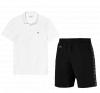 Летний костюм Lacoste Knit Side Stripe Shorts (лакоста)