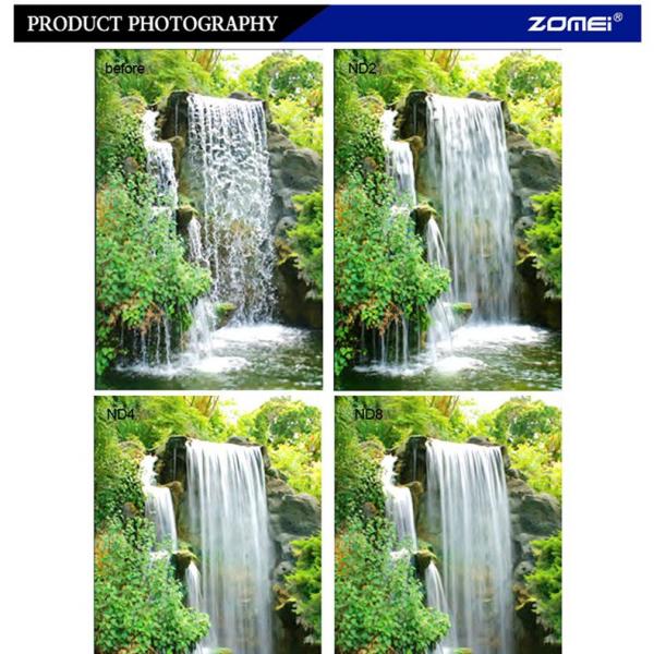Фото Светофильтры, Нейтрально-серые светофильтры ND, Нейтрально-серые фильтры диаметром 52 мм Нейтрально-серый светофильтр ZOMEI 52 мм ND4