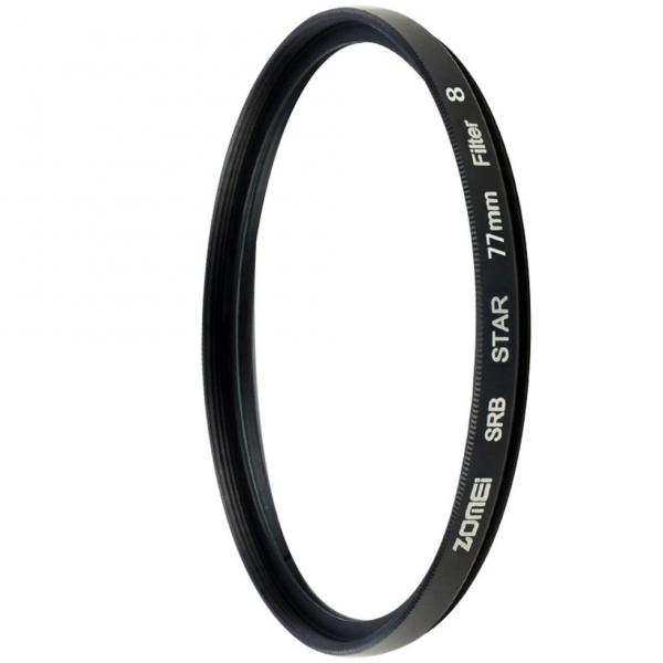 Фото Светофильтры, Звездные светофильтры - STAR, STAR фильтры диаметром 77 мм Звездный (STAR-8), 8-ти лучевой светофильтр ZOMEI 77 мм - стекло