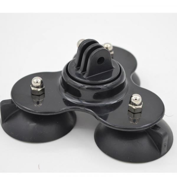 Фото Аксессуары для GoPro и других экшен-камер, Держатели и крепления для экшин камер Крепление тройная присоска Triple Suction Cup для экшн камер Xiaomi YI, SJCam, GoPRO (код № XTGP180)