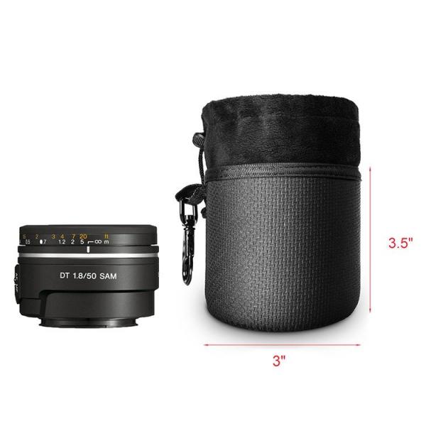 Фото Сумки, футляры, чехлы для камер и объективов, Чехлы для объективов Неопреновый защитный чехол LP для объективов, размер XS - 80 х 90
