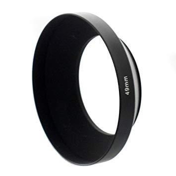 Фото Бленды, Универсальные металлические бленды, Металлические бленды под конус (угловые) Универсальная металлическая бленда форма - под конус (угловая) 49 мм с крышкой