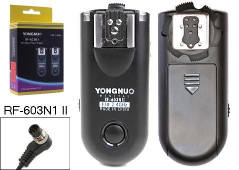 Фото Вспышки и аксеcсуары к ним, Радиосинхронизаторы Радиосинхронизатор Yongnuo RF-603N1 II  для NIKON D2, D3, D200, D300, D300S, D700, D750, D800, D810