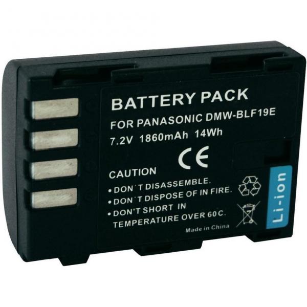 Фото Аккумуляторы, Аккумуляторы для камер PANASONIC Аккумулятор DMW-BLF19 (заменяем с DMW-BLF19E) аналог для камер Panasonic DMC-GH3, DMC-GH4, DMC-GH5 - 1860 ma