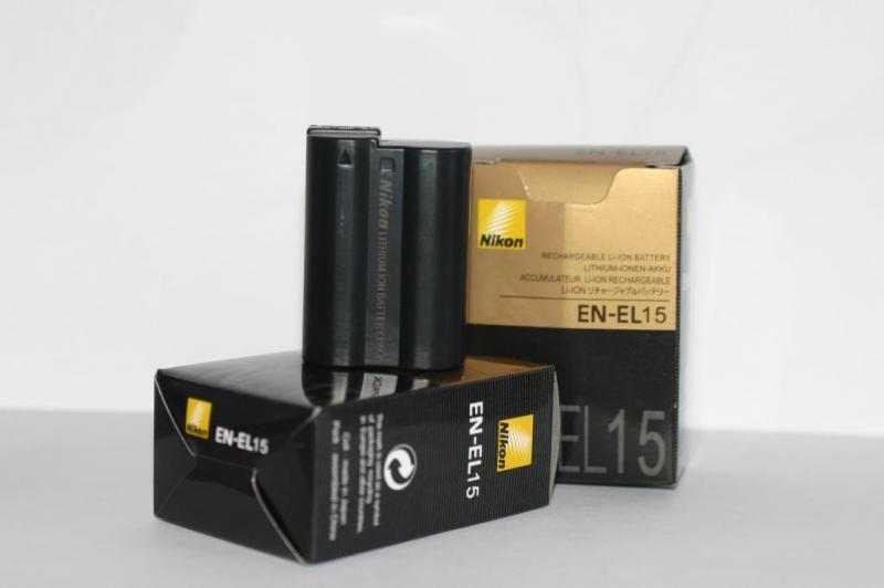 Фото Аккумуляторы, Аккумуляторы для камер NIKON, Аккумуляторы для беззеркальных камер NIKON Аккумулятор для фотоаппаратов NIKON 1 V1, D7000, D7100, D7200, D600, D610, D800, D800E, D810 - EN-EL15