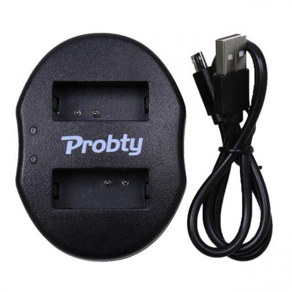 Фото Зарядные устройства, Зарядные устройства для камер NIKON, Зарядные устройства с USB разъемом одно и двух канальные Зарядное устройство USB для 2-х аккумуляторов Canon LP-E12 для CANON EOS M, M2, M3, M10, M50, M100, M200, 100D