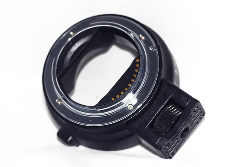 Фото Адаптеры - переходники, Адаптеры для фотокамер SONY Адаптер EF, EF-S - NEX (автофокусный) (байонет E-mount) для камер SONY NEX-3, 5, 6, 7, A5000, A6000, A7, A7 II