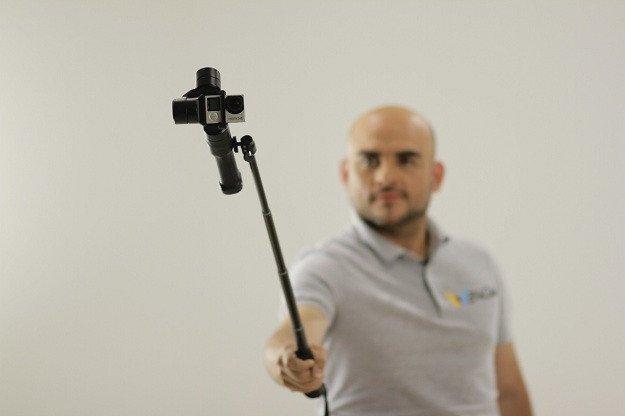 Фото Стабилизаторы для фото и видеокамер (Steadycam) Электронный стабилизатор (стедикам) 3-х осевой G3 фирмы WEWOW для экшн камер