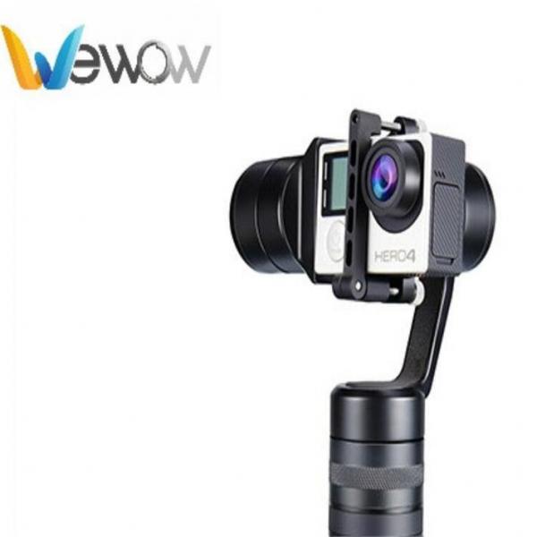 Фото Стабилизаторы для фото и видеокамер (Steadycam) Электронный стабилизатор (стедикам) 3-х осевой G3 фирмы WEWOW для экшн камер