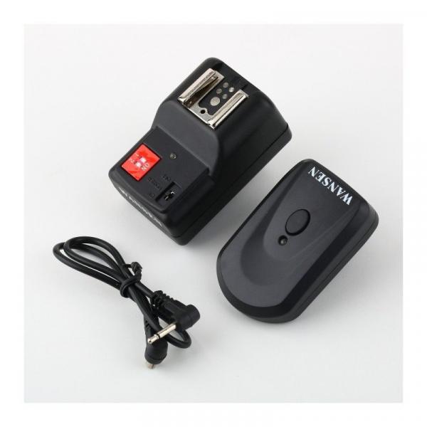 Фото Вспышки и аксеcсуары к ним, Радиосинхронизаторы Радиосинхронизатор 4-х канальный Wansen PT-04 GY - комплект из 1 приемник + 1 передатчик