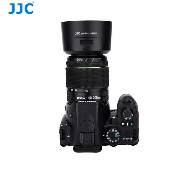 Фото Бленды, Для объективов PENTAX Бленда JJC LH-RBD 49MM  (аналог PH-RBD 49MM) для объективов Pentax DA 50-200mm F4-5.6 WR